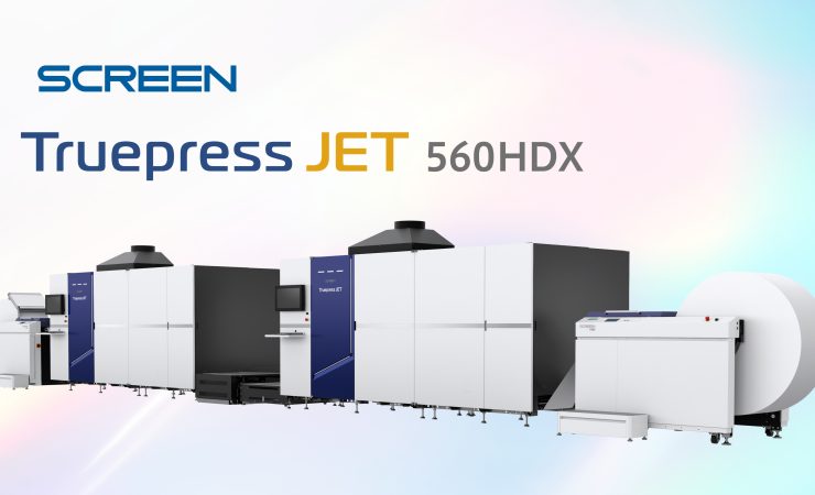 صفحه نمایش به بالای خط جوهرافشان وب Truepress Jet اضافه می شود